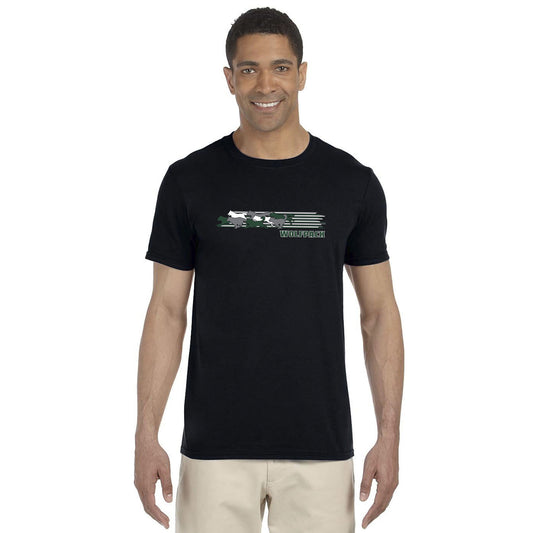 Black Gildan Adult Softstyle T-shirt