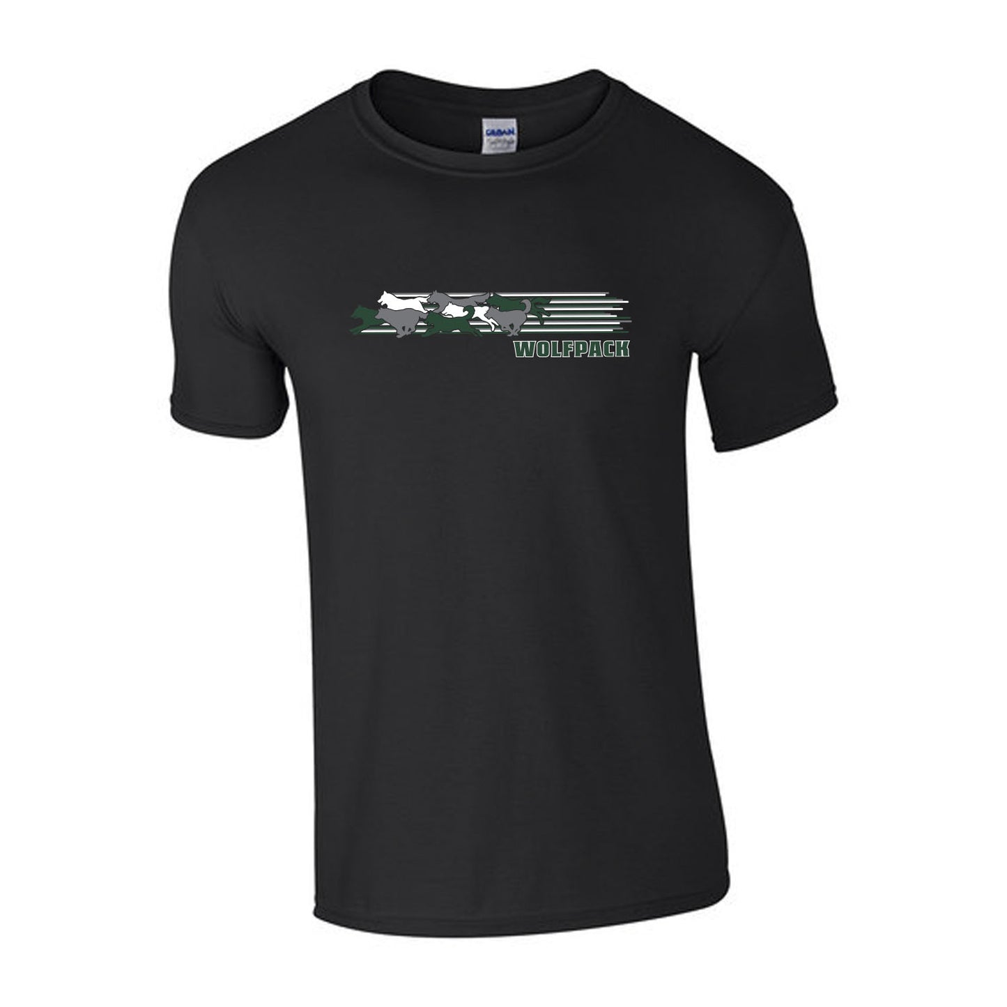 Black Gildan Adult Softstyle T-shirt