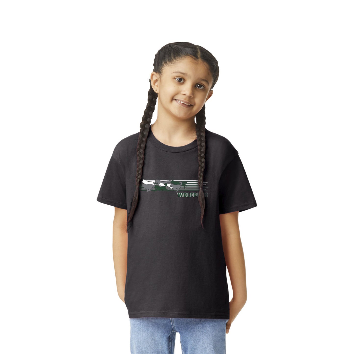 Black Youth Softstyle T-shirt