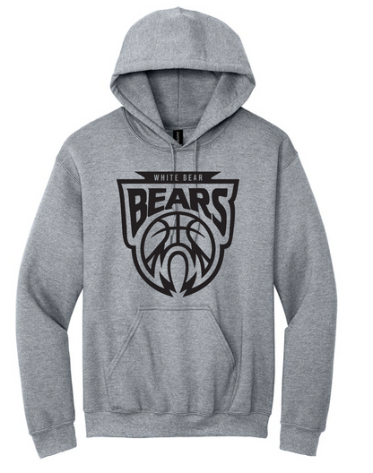 Grey Gildan Hoodie