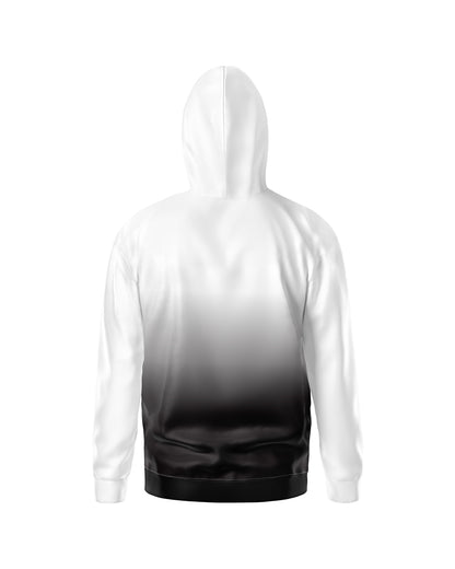 Ombre White Hoodie