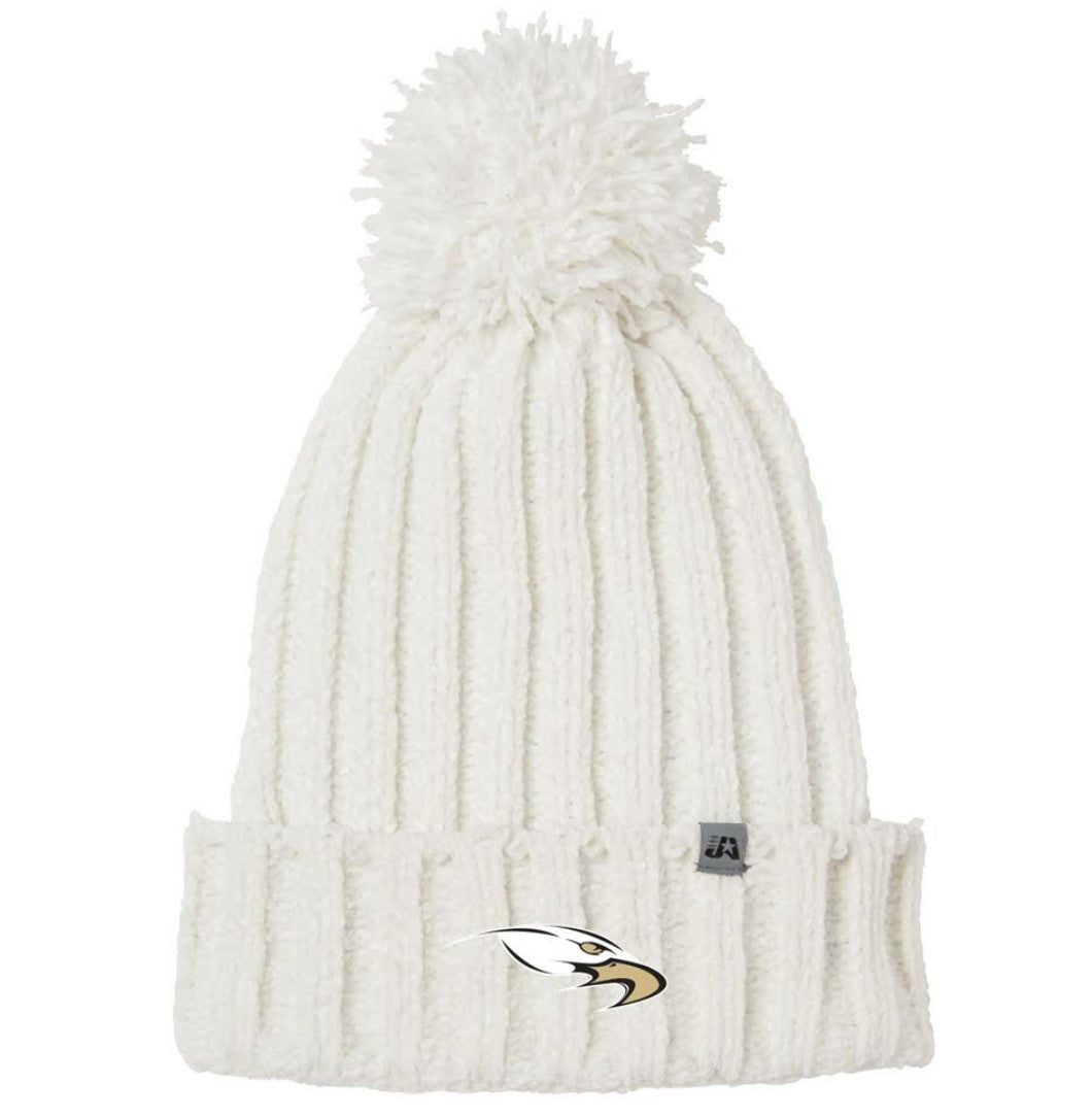 J America Ivory Knit Hat-BB